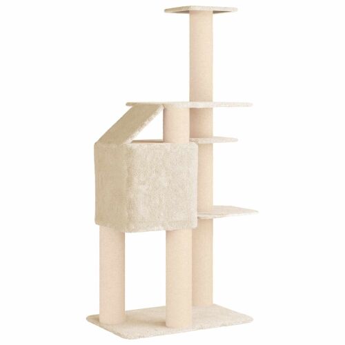 Mačje drvo s sisalnim postoljima za grebanje Krem 183 cm - Krem Cijena