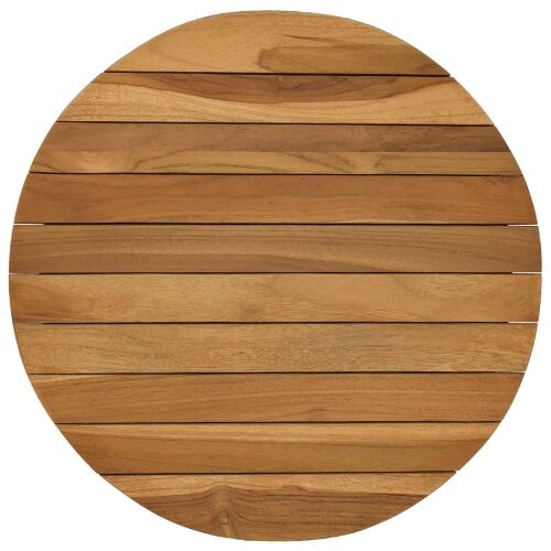 Gornji dio stola Ø 40 x 3,5 Kružni Čvrsto teak drvo Prirodna - Ø 40 cm Cijena