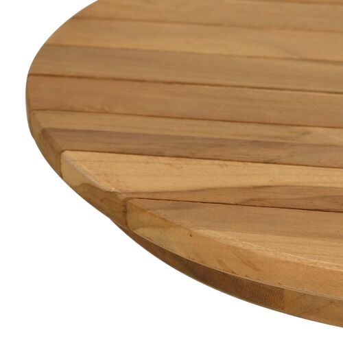 Gornji dio stola Ø 40 x 3,5 Kružni Čvrsto teak drvo Prirodna - Ø 40 cm Cijena