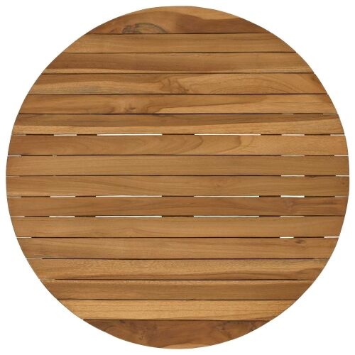 Gornji dio stola Ø 60 x 3,5 Kružni Čvrsto teak drvo Prirodna - Ø 60 cm Cijena