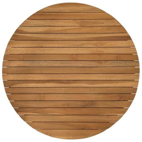 Gornji dio stola Ø 70 x 3,5 Kružni Čvrsto teak drvo Prirodna - Ø 70 cm Cijena