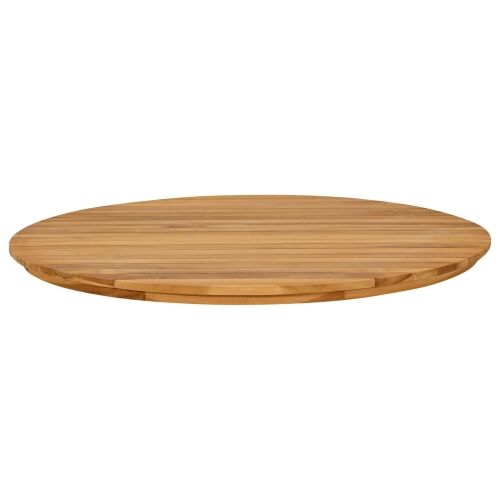 Gornji dio stola Ø 80 x 3,5 Kružni Čvrsto teak drvo Prirodna - Ø 80 cm Cijena