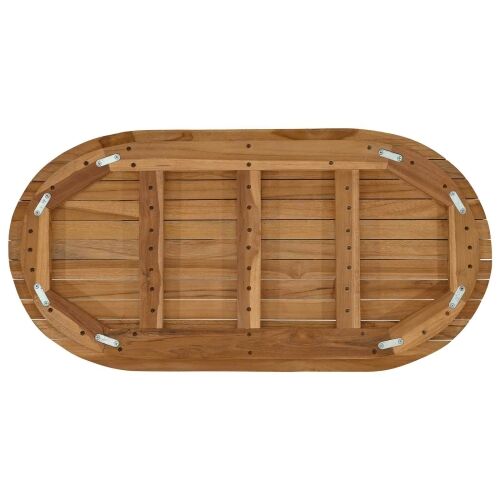 Gornji dio stola 80 x 40 x 3,5 cm Ovalni Čvrsto teak drvo - 80 x 40 cm Ovalno Cijena