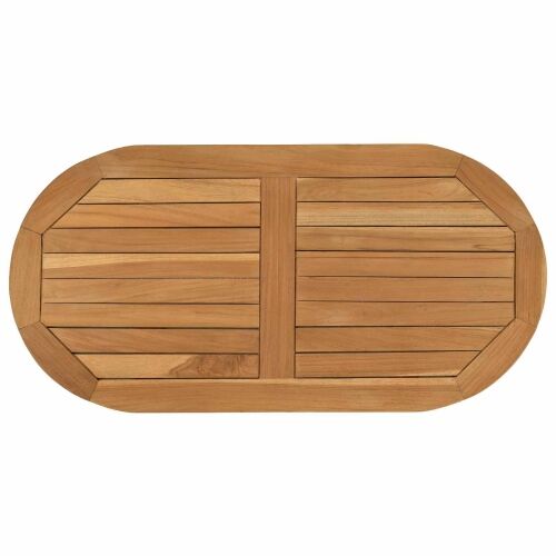 Gornji dio stola 80 x 40 x 2,5 cm Ovalni Čvrsto teak drvo - 80 x 40 cm Ovalno Cijena