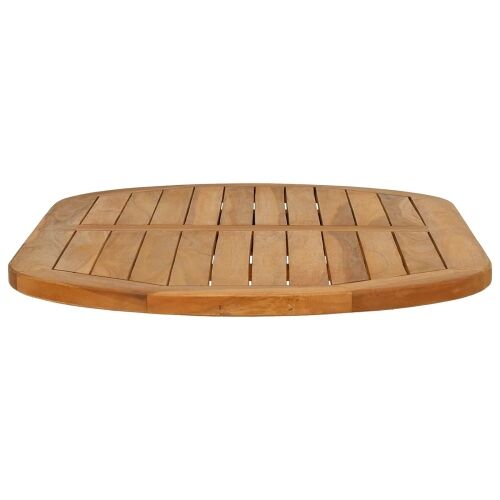 Gornji dio stola Ovalni Čvrsto teak drvo Prirodna - 100 x 50 cm Ovalno Cijena