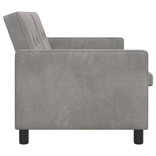 Krevet na razvlačenje Svjetlosiva 154 x 94,5 x 80,5 cm Tkanina - Svjetlosiva Cijena