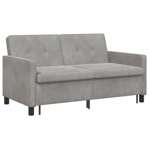 Krevet na razvlačenje Svjetlosiva 154 x 94,5 x 80,5 cm Tkanina - Svjetlosiva Cijena
