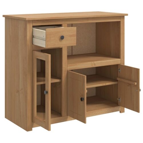 Mikrovalna Komoda PANAMA Medeni vosak 99.5 x 44 x 86.5 cm - Vosak od meda Cijena