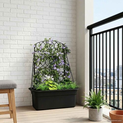 Rešetka za sadnice Antracit 58 x 29 x 78 cm PP Cijena