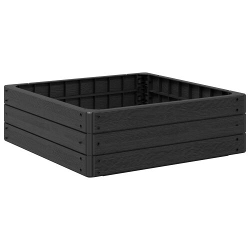 Povišena gredica Crna 75,5 x 75,5 x 25 cm PP Cijena