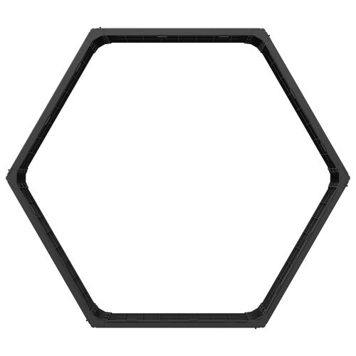 Povišena gredica Crna 148 x 129 x 25 cm PP Cijena