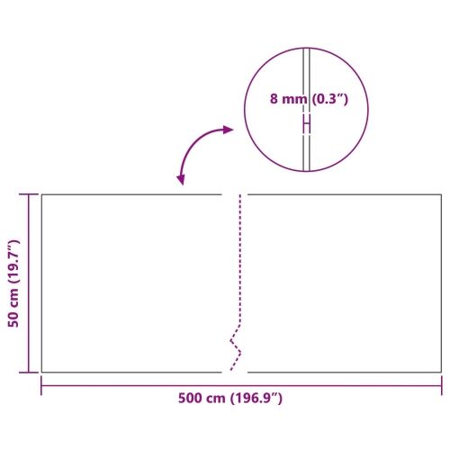 Role pluta Smeđa 500 x 50 x 0,8 cm Pluta - 50 x 500 x 0,8 cm Cijena