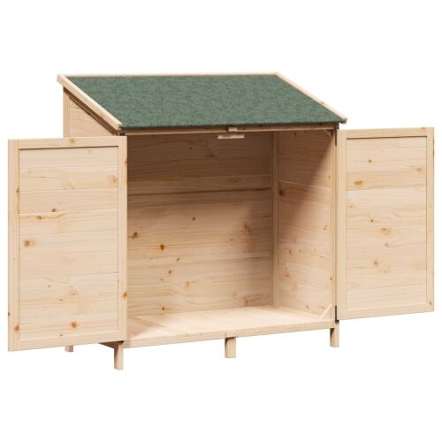 Vrtna Šupa Prirodna 106,5 x 56 x 113,5 cm Čvrsto drvo jele - Prirodna 106,5 x 56 x 113,5 cm Cijena