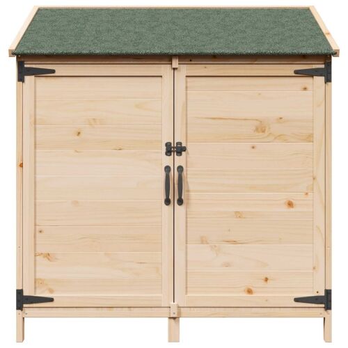 Vrtna Šupa Prirodna 106,5 x 56 x 113,5 cm Čvrsto drvo jele - Prirodna 106,5 x 56 x 113,5 cm Cijena