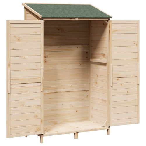 Vrtna Šupa Prirodna 106,5 x 56 x 176 cm Čvrsto drvo jele - Prirodna 106,5 x 56 x 176 cm Cijena