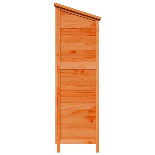 Vrtna Šupa Smeđa 106 x 56 x 176,5 cm Čvrsto drvo jele - Smeđa 106 x 56 x 176,5 cm Cijena