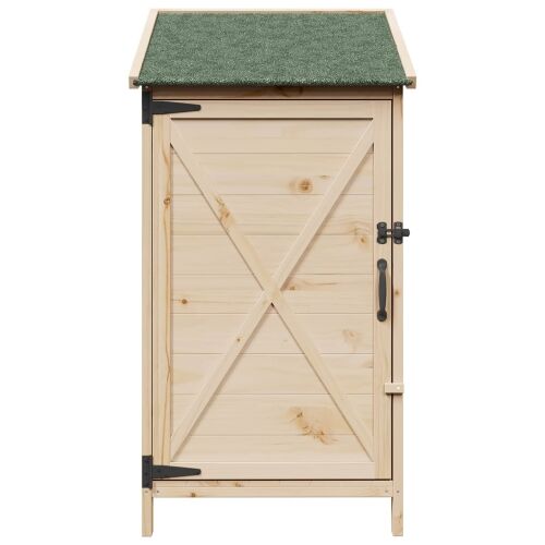 Vrtna Šupa Prirodna 59,5 x 56 x 113,5 cm Čvrsto drvo jele - Prirodna 59 x 56 x 113,5 cm Cijena