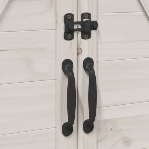 Vrtna Šupa Bijela 106 x 56 x 113,5 cm Čvrsto drvo jele - Bijela 106,5 x 56 x 113,5 cm Cijena