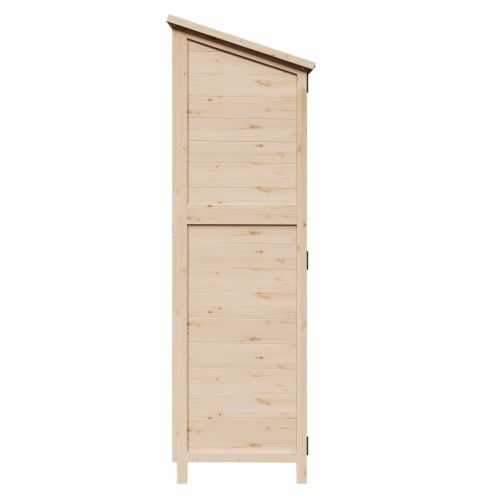 Vrtna Šupa Prirodna 59,5 x 56 x 176,5 cm Čvrsto drvo jele - Prirodna 59 x 56 x 176,5 cm Cijena