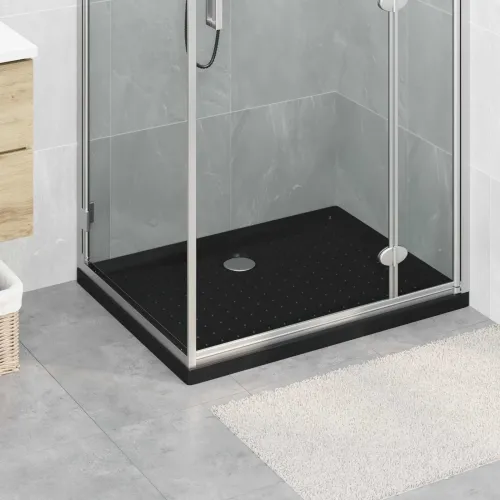 Podloga za tuš s točkicama 90 x 70 x 4 cm ABS Crna - 70 x 90 x 4 cm Crna Cijena