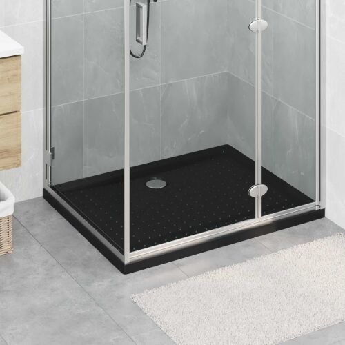 Podloga za tuš s točkicama 100 x 80 x 4 cm ABS Crna - 80 x 100 x 4 cm Crna Cijena