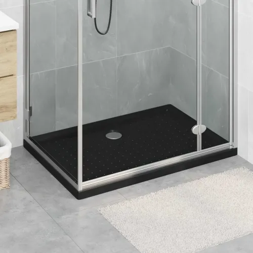 Podloga za tuš s točkicama 100 x 70 x 4 cm ABS Crna - 70 x 100 x 4 cm Crna Cijena
