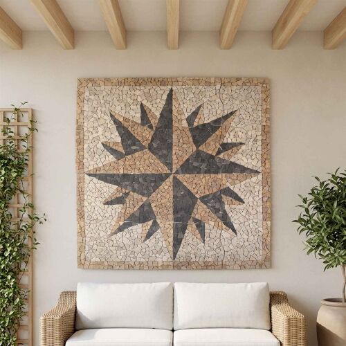 Mozaik pločice uzorka vjetra Šareni 120 x 120 cm Mramor - Vjetar Cijena