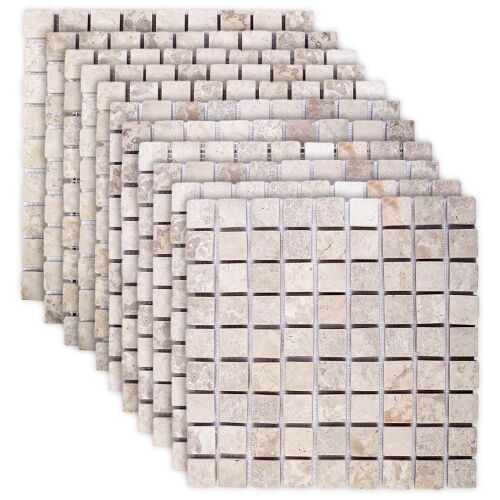 Mozaik pločice Krem 30 x 30 cm Mramor - Krem Cijena