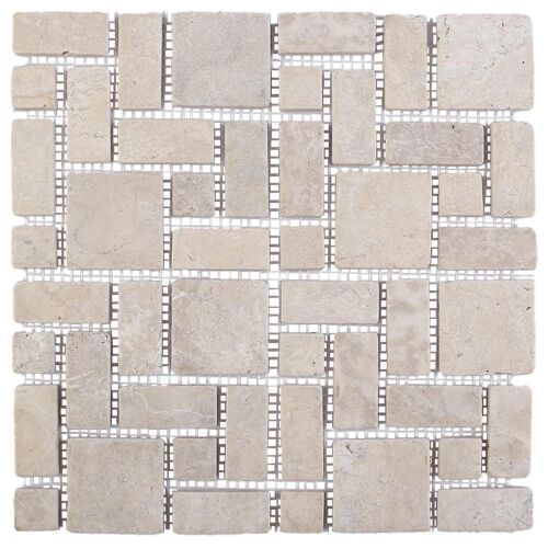Mozaik pločice Krem 30 x 30 cm Mramor - Krem Cijena