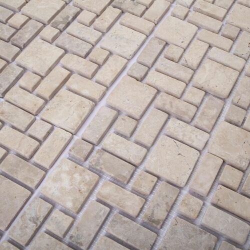 Mozaik pločice Krem 30 x 30 cm Mramor - Krem Cijena
