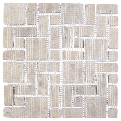 Mozaik pločice Krem 30 x 30 cm Mramor - Krem Cijena