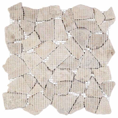 Mozaik pločice Krem 30 x 30 cm Mramor - Krem Cijena