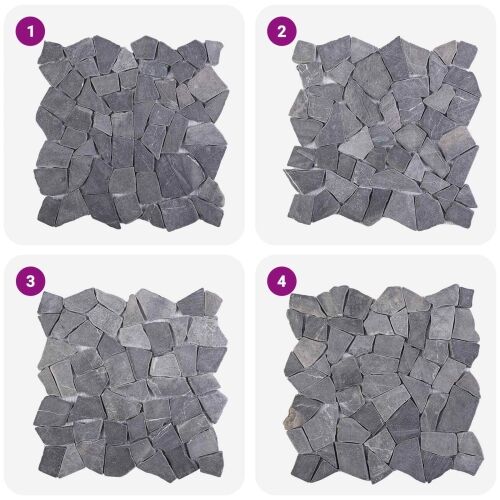Mozaik pločice Tamnosiva 30 x 30 cm Mramor - Tamnosiva Cijena