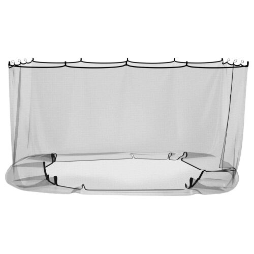 Mreža protiv komaraca za gazebo 220 mesh Crna 3,6 x 3 x 2 m - Crna 3 x 3,6 x 2 m Cijena