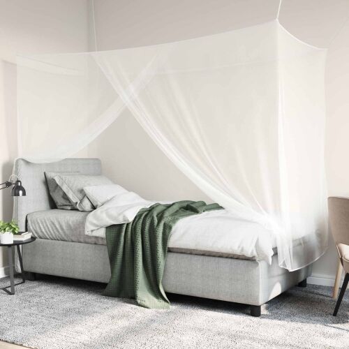 Mreža za komarce za krevet 3 kom. 156 mesh Bijela Poliester - 220 x 100 x 150 cm Bijela 3 Cijena