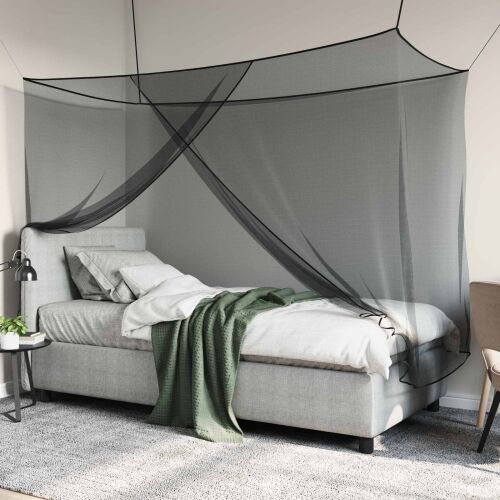 Mreža za komarce za krevet 156 mesh Crna 220 x 100 x 150 cm - 220 x 100 x 150 cm Crna 1 Cijena