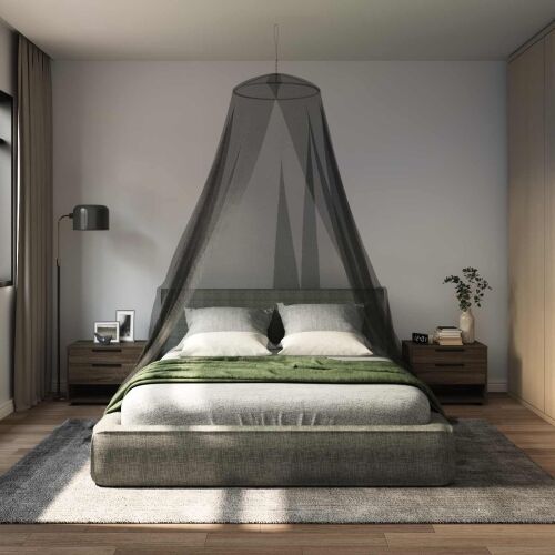 Mreža za komarce za krevet 3 kom. 156 mesh Crna ⌀56 x 220 cm - 850 cm Crna 3 Cijena