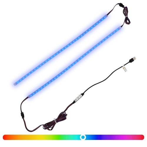 LED traka 110 cm Šareni PVC - s dvostrukom LED trakom Cijena