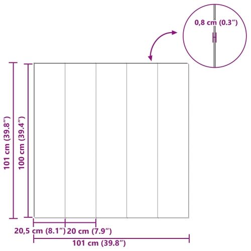Laminatna podnica Bež 101 x 20 x 0,8 cm 5 kom. - 5 Bež Cijena