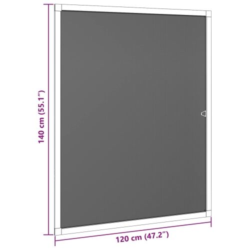 Mreža za komarce - Mreža protiv insekata za prozore Antracit 120 x 140 cm - Antracit 120 x 140 cm Cijena