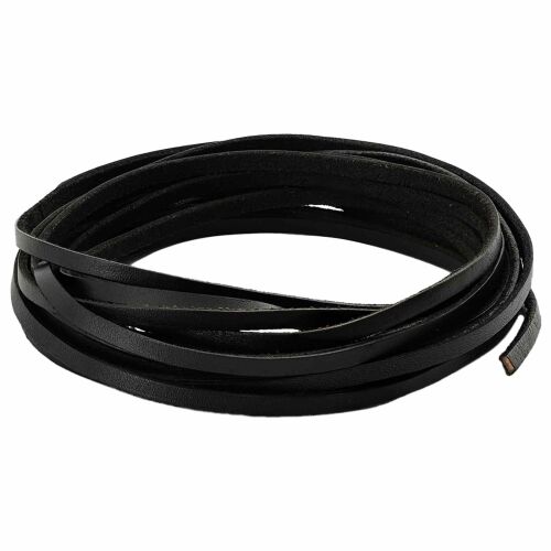 Kožni Remen 1 Crna 500 x 0,4 cm Koža - Crna 5 m 4 mm Cijena