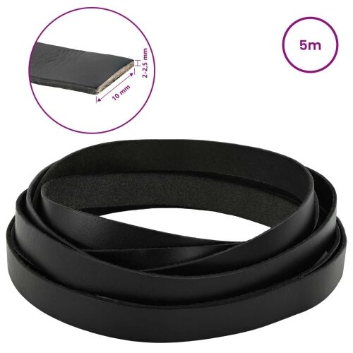 Kožni Remen 1 Crna 500 x 1 cm Koža - Crna 5 m 10 mm Cijena