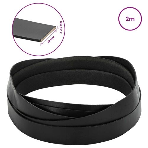 Kožni Remen 1 Crna 200 x 4 cm Koža - Crna 2 m 40 mm Cijena