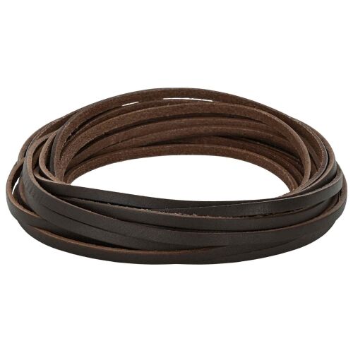 Kožni Remen 1 Tamno smeđa 500 x 0,3 cm Koža - Tamno smeđa 5 m 3 mm Cijena