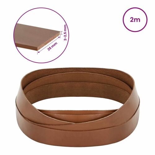 Kožni Remen 1 Smeđa 200 x 2,5 cm Koža - Smeđa 2 m 25 mm Cijena