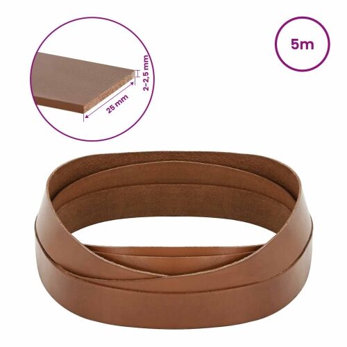 Kožni Remen 1 Smeđa 500 x 2,5 cm Koža - Smeđa 5 m 25 mm Cijena