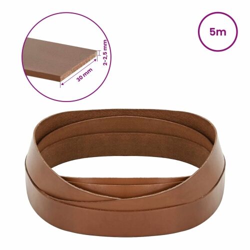 Kožni Remen 1 Smeđa 500 x 3 cm Koža - Smeđa 5 m 30 mm Cijena