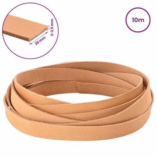 Kožni Remen 1 Svijetlosmeđa 1000 x 2 cm Koža - Svjetlosmeđa 10 m 20 mm Cijena