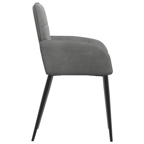 Trpezarijske stolice 2 kom. Baršun Tamnosiva 57 x 50 x 85 cm - Tamnosiva 2 Cijena