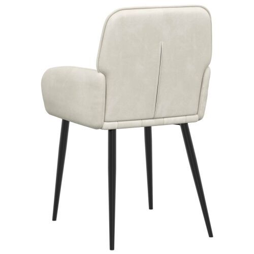 Trpezarijske stolice 2 kom. Baršun Krem 57 x 50 x 85 cm - Krem 2 Cijena